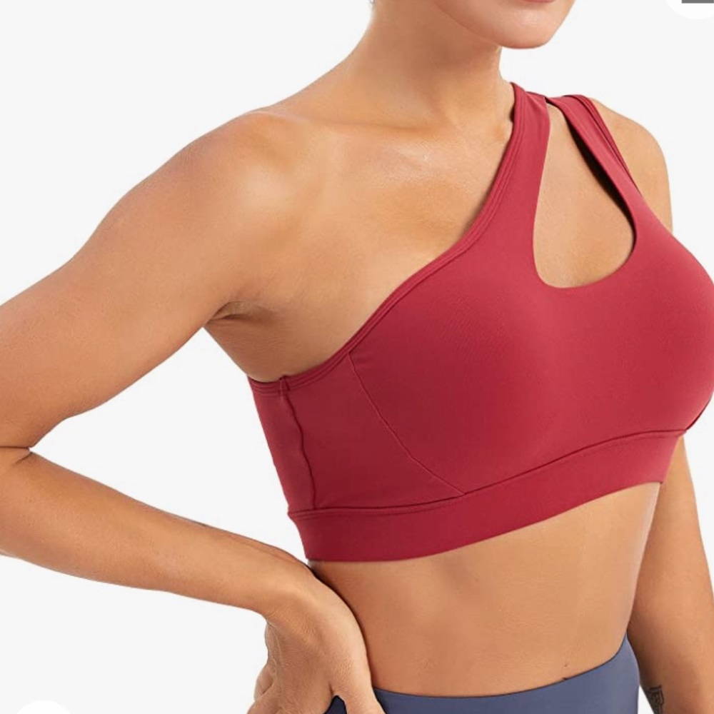 One Shoulder Sports Bra